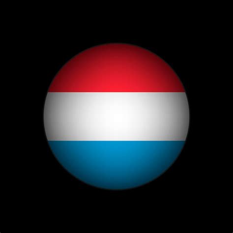 Premium Vector Country Luxembourg Luxembourg Flag Vector Illustration