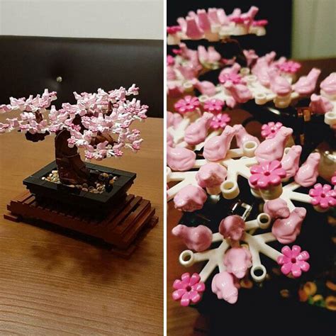 LEGO Bonsai tree with Small Pink Frogs : r/mildyinteresting