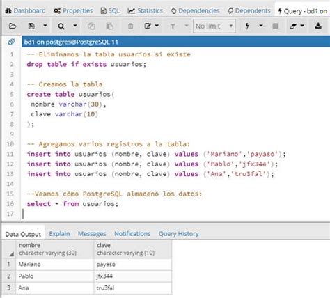 Tutorial De Postgresql Insertar Y Recuperar Registros De Una Tabla 50292 Hot Sex Picture