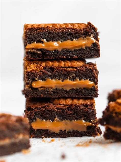 Fudgy Lotus Biscoff Brownies One Bowl Rich And Delish