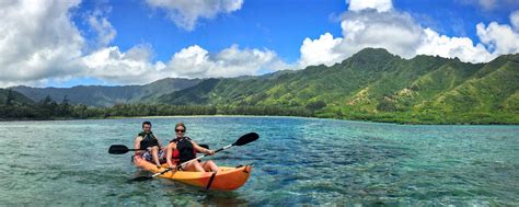 Oahu Kayak Tour, Kahana Rainforest River Kayaking, Near Laie, HI & PCC