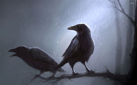 Crow Art Wallpaper