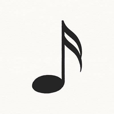 Semiquaver Doodle Clipart Musical Note Free Photo Rawpixel