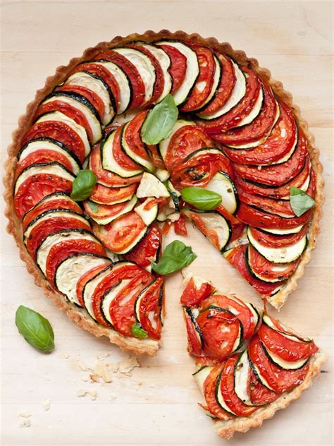 Tomato Zucchini Tart A Beautiful Plate