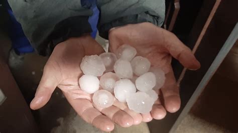 Granizo O Maior Risco No Primeiro Dia Da Onda De Temporais