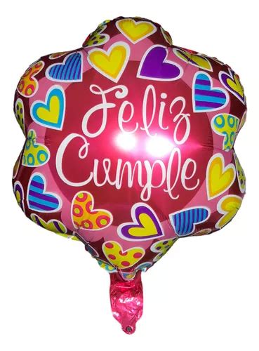 Globos Feliz Cumplea Os Met Licos Para Gas Helio En Venta En