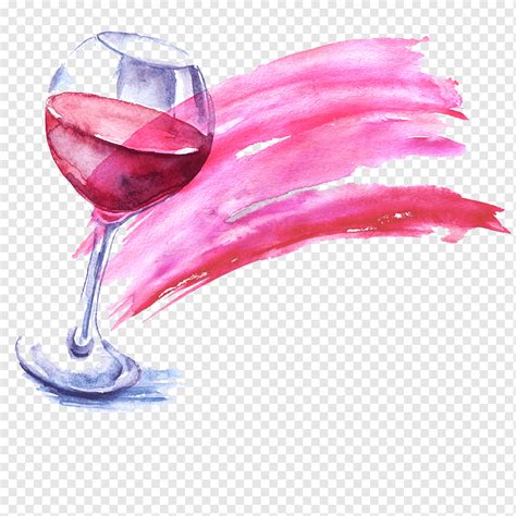 Watercolor Decoration Wine Glass Watercolor Vector Diagram Png PNGWing