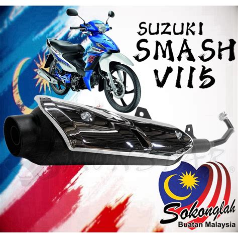 Smash V115 Exhaust Suzuki Std Ekzos Ori Racing Muffler EJM Standard