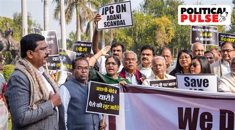 ‘adani Modi Mei Yaari Hai ‘save Lic At Oppn Protest Outside