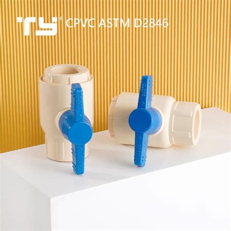 CPVC Pipe Fittings Single Union Valve For Water Supply ASTM D2846