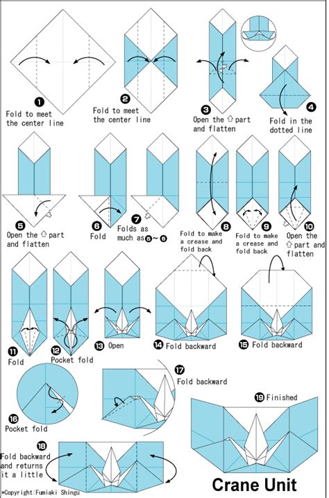 Origami Crane Cube instruction - Easy Origami instructions For Kids