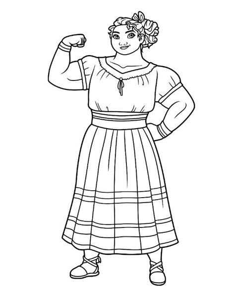 Luisa Coloring Page Coloring Pages Color Coloring Sheets