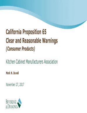 Fillable Online Fact Sheet On California S Proposition Prop Fax