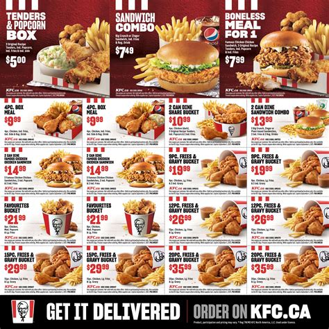 KFC Canada Coupons AB MB Until September 5 2021