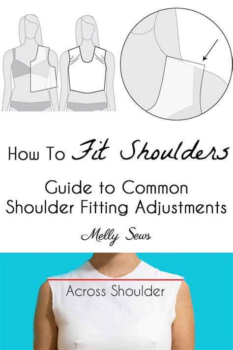 Pattern Fitting How To Adjust The Shoulder Slope Of A 55 Off