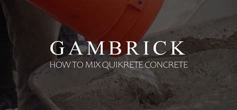 Set Up Time For Quikrete Concrete Mix At Clara Moran Blog