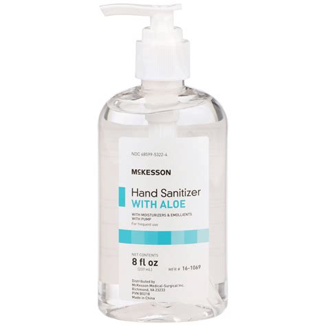 Mckesson Hand Sanitizer With Aloe