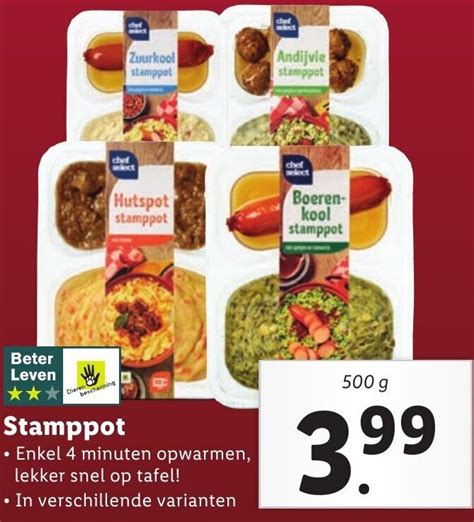 Stamppot G Aanbieding Bij Lidl