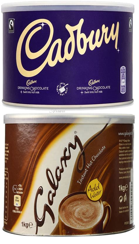 Galaxy Or Cadbury Drinking Hot Chocolate Swirl Into Hot Milk 500g 1kg