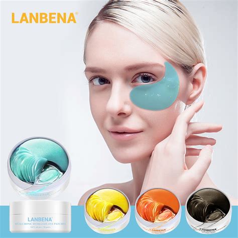 Lanbena Eye Patch Eye Mask Collagen Facial Mask Vitamin C Hyaluronic Retinol Facial Care Skin