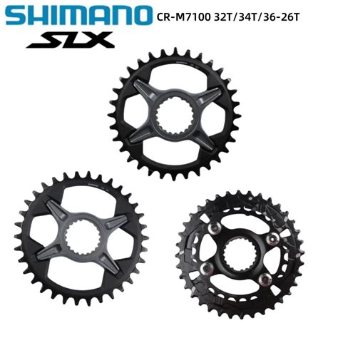 Велосипедная звезда Shimano SLX CR M7100, 12 скоростей, 32T/34T/36-26T ...