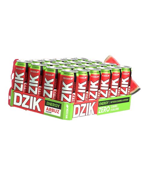 DZIK ENERGY ARBUZ ZERO KALORII 500 ML 24 SZT Energetyk Arbuzowy WK