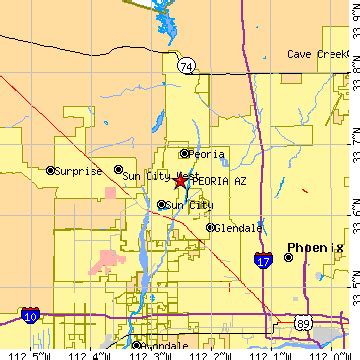 Peoria, Arizona (AZ) ~ population data, races, housing & economy