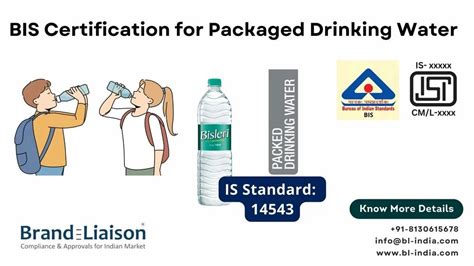 Bis Certification For Packaged Drinking Water At Rs Certificate