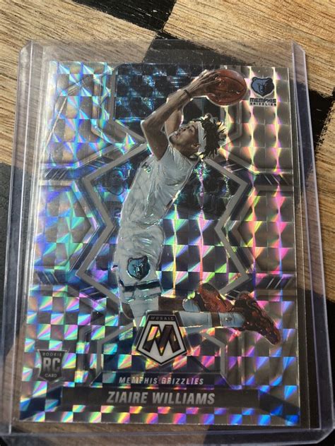 2021 22 Panini Mosaic Rookies Mosaic Prizm 216 Ziaire Williams RC