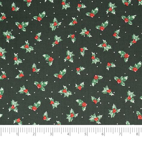 Singer Christmas Holiday Holly Cotton Fabric Michaels