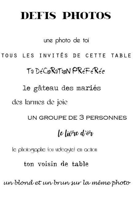 Defis Photos Page Organisation Du Mariage Forum Mariages Net