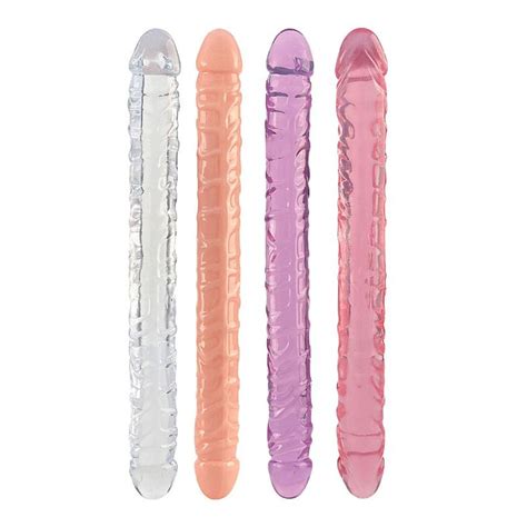 Prótese Dupla Double Dones Em Silicone Flexível Vibe Toys Litoral Sex