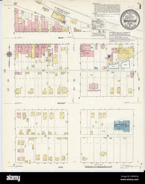 Map Of Windsor Colorado Hi Res Stock Photography And Images Alamy