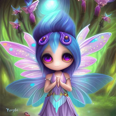 Mystical Fairy Sprite With Gems Graphic By Tyler Edlin · Creative Fabrica