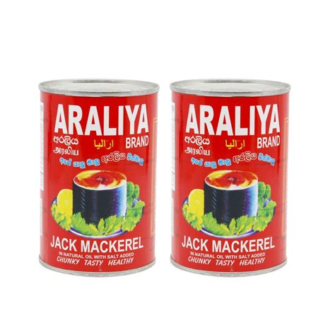 Araliya Jack Mackerel Tin 425g × 2pcs Pinoyhyper