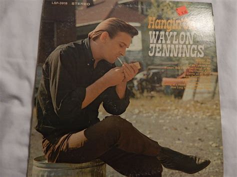 Waylon Jennings Hangin On Rockaway Pressing Vinyl Discogs