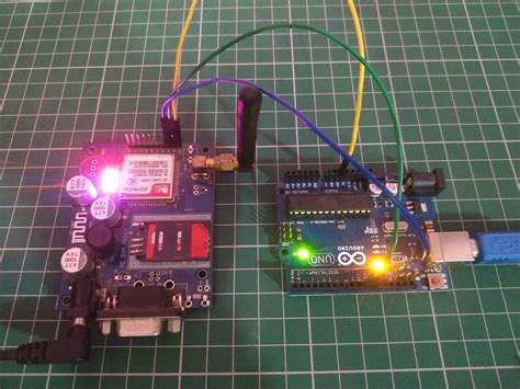 Sim 900 Gsm Module Working With Arduino Arduino With Sim900