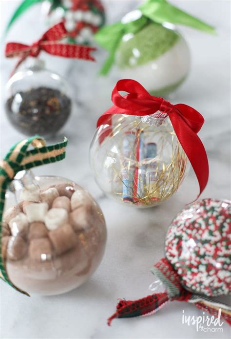 Holiday Ting With Clear Glass Ornaments