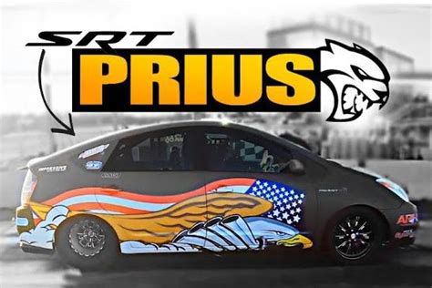 Watch A Hellcat Powered Toyota Prius Destroy A Challenger Hellcat