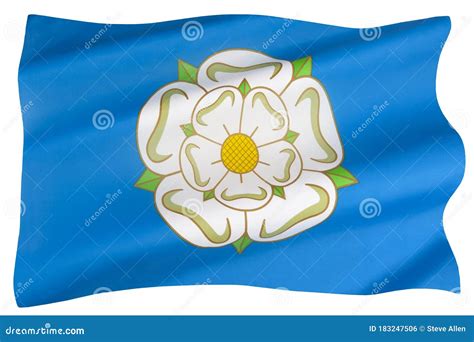 The Flag of Yorkshire - England Stock Photo - Image of york, flag ...