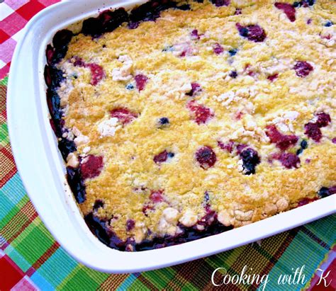 Triple Berry Cobbler {this Is A Lazy Day Cobbler Using Few Ingredients}