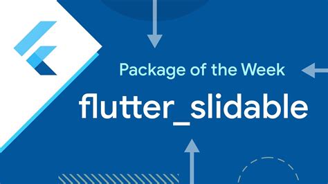 Flutter Slidable Flutter Package Of The Week Youtube