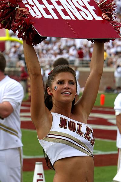 Cheerleaders Sport World Florida State Cheerleaders Celebrate A Great Recruiting Class