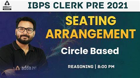 Ibps Rrb Clerk 2021 Reasoning Seating Arrangement Circle Based