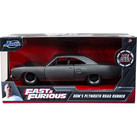 Fast And The Furious Tokyo Drift Dom’s 1970 Plymouth Road Runner 1 24 Scale Hollywood Ride