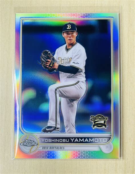 Yahooオークション 2022 Topps Npb 山本 由伸 Chrome Ref Refractor