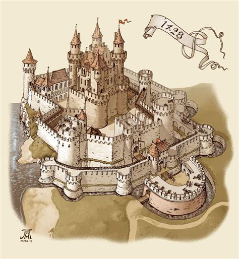 Discover 56 Fort & Castles and fantasy city ideas | fantasy places, fantasy landscape, fantasy ...