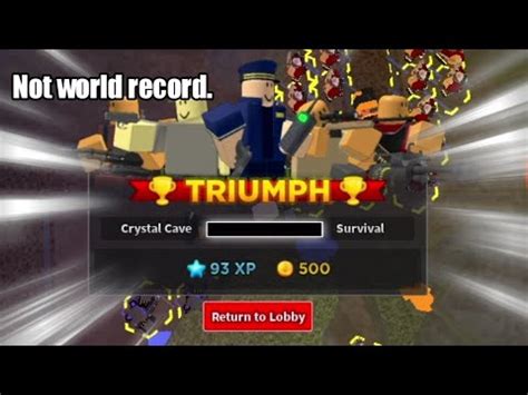 My Best Speedrun Record In Molten Mode Tds Roblox Youtube