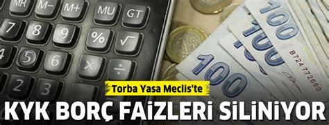 Torba Yasa Meclis te Başkanvekili Elitaş KYK borç faizleri siliniyor