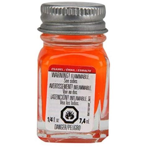 Testors Enamel Fluorescent Paint Orange For Sale Online Ebay